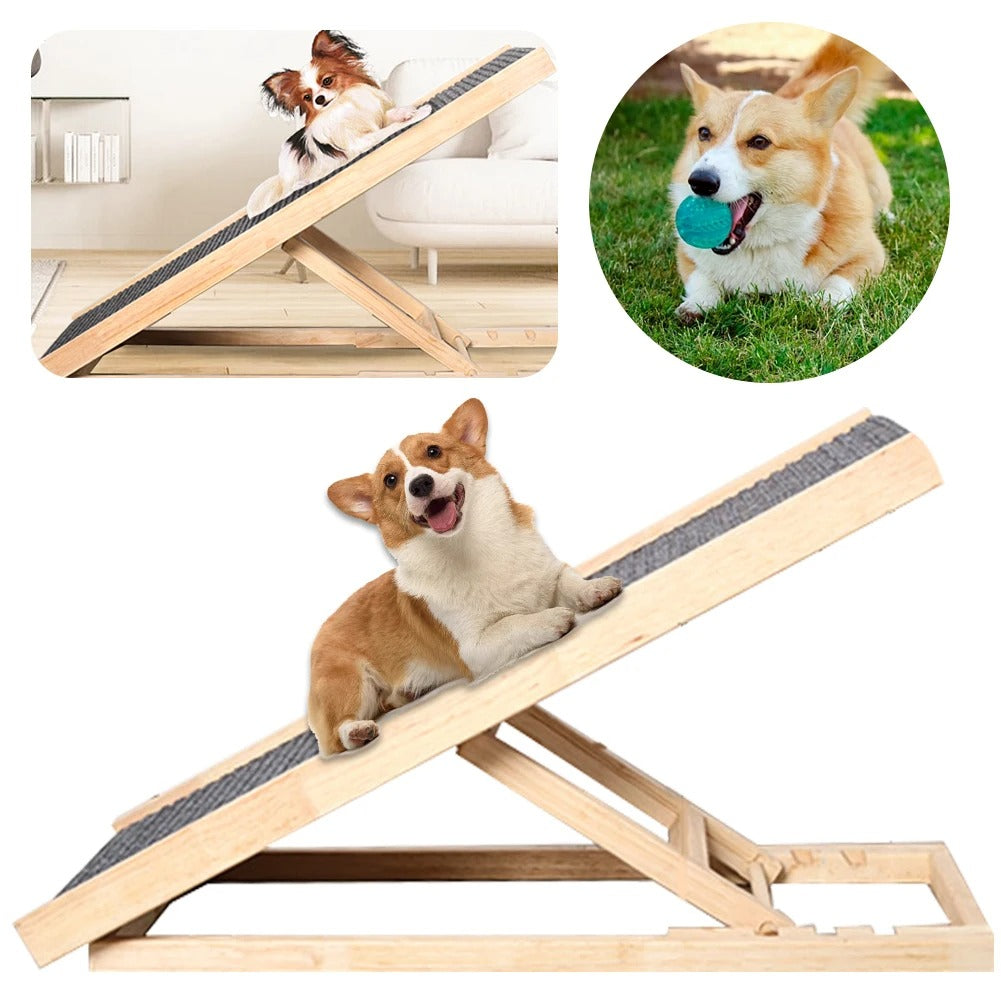 Houten Opvouwbare Trap voor Honden en Katten