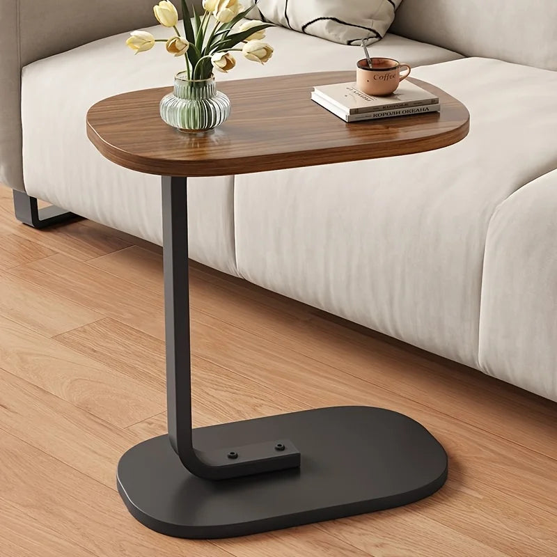 Stijlvolle Sofa Bijzettafel – Metaal & Hout