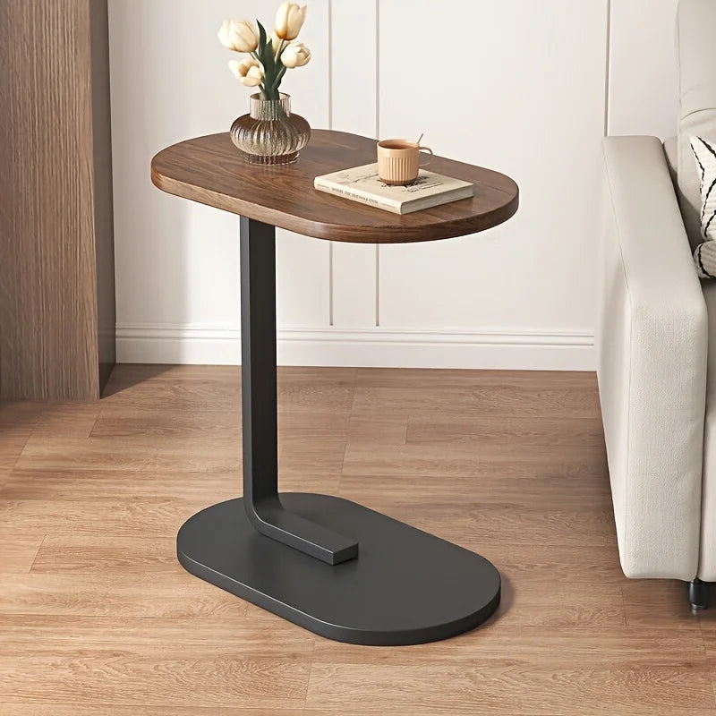 Stijlvolle Sofa Bijzettafel – Metaal & Hout