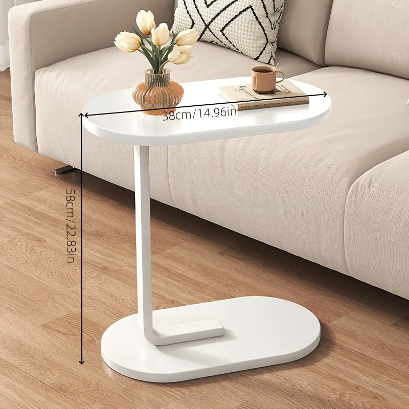 Stijlvolle Sofa Bijzettafel – Metaal & Hout