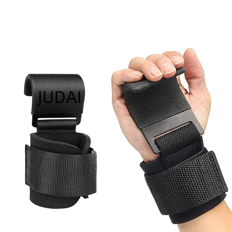 Weightlifting Hook Grips met Polsbanden – Fitness Trek- en Hefriemen