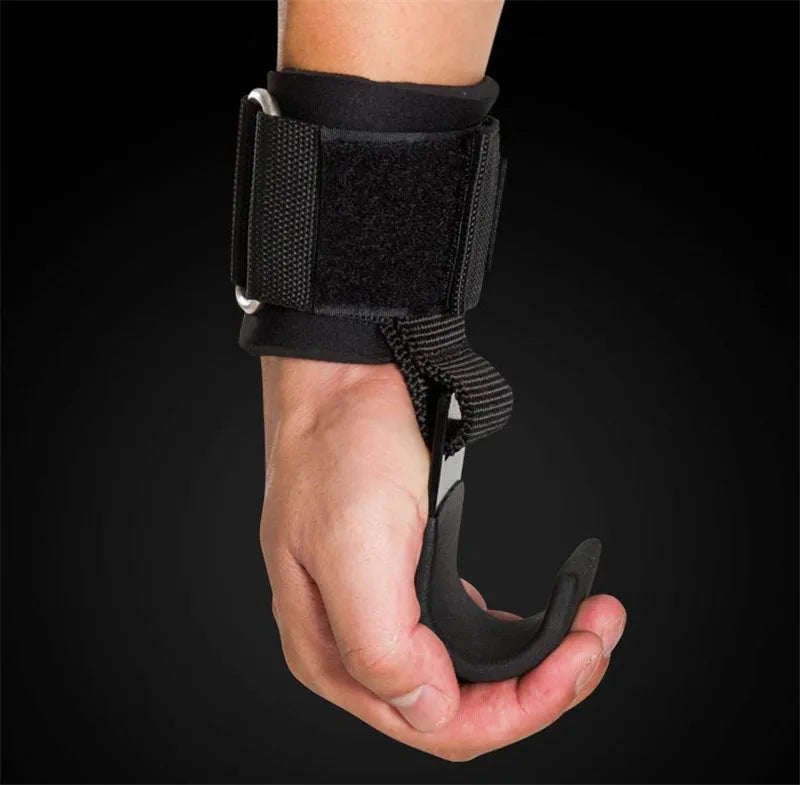 Weightlifting Hook Grips met Polsbanden – Fitness Trek- en Hefriemen
